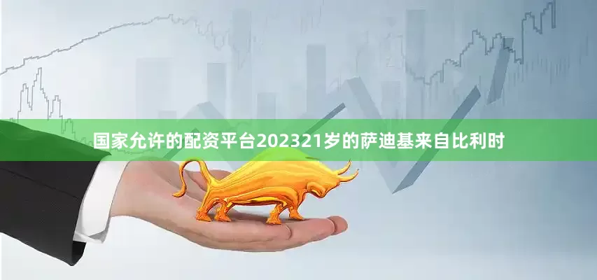 国家允许的配资平台202321岁的萨迪基来自比利时