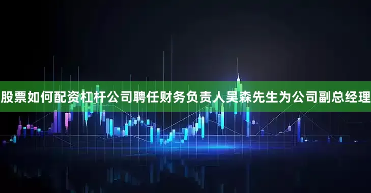 股票如何配资杠杆公司聘任财务负责人吴森先生为公司副总经理